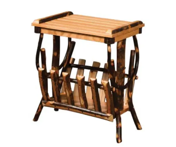 Magazine Rack With Solid Top
